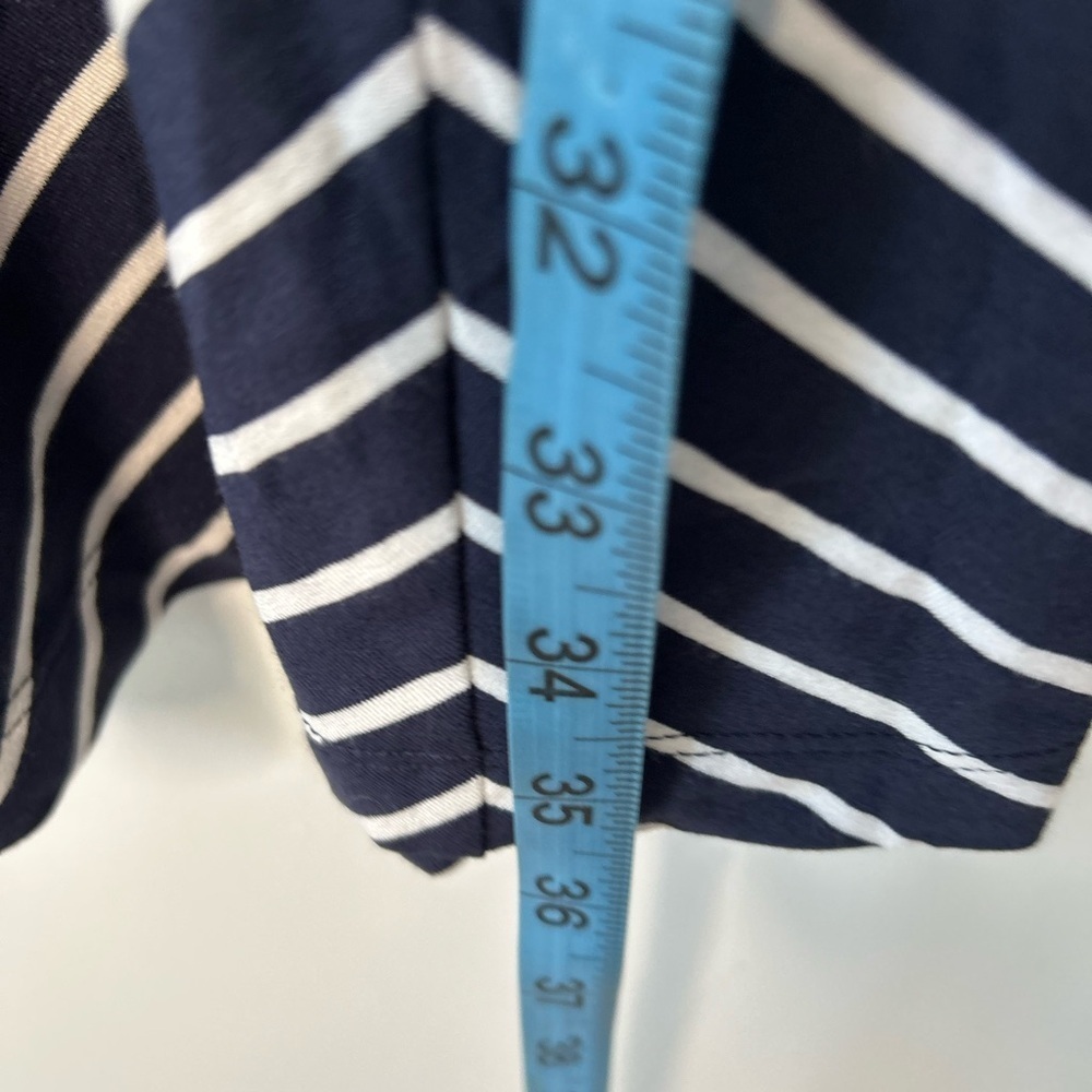 Ann Taylor navy blue and White Maxi Skirt size SP - Picture 7 of 9